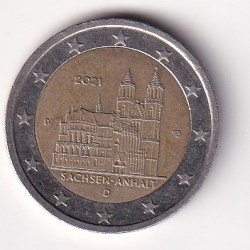 Germany 2 Euros (2021) Rare Bimetallic Commemorative Coin#E-341