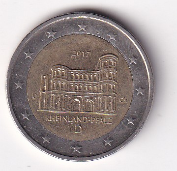 Germany 2 Euros (2017) Rare Bimetallic Commemorative Coin#E-342