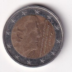 Netherlands 2 Euros (2024) Rare Bimetallic Coin#E-346