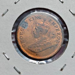 Alternative view of 1/12 ANNA 1935 CALCUTTA MINT COIN GEORGE V KING EMPEROR COIN