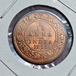 1/12 ANNA 1923 BOMBAY MINT COIN UNC CONDITION GEORGE V