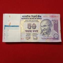 50 Rs Rare Parliament Full Bundle Governor YV Reddy Unc Condition Reserve Bank of India 326201