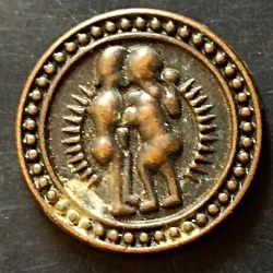 Alternative view of Copper token excellent condition as per image in