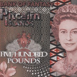 United Kingdom 500 Pounds - Elizabeth II HMS Bounty Rare Fantasy Note #B2