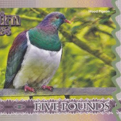 Alternative view of United Kingdom 5 Pounds - Elizabeth II Wood Pigeon Rare Fantasy Note #B2