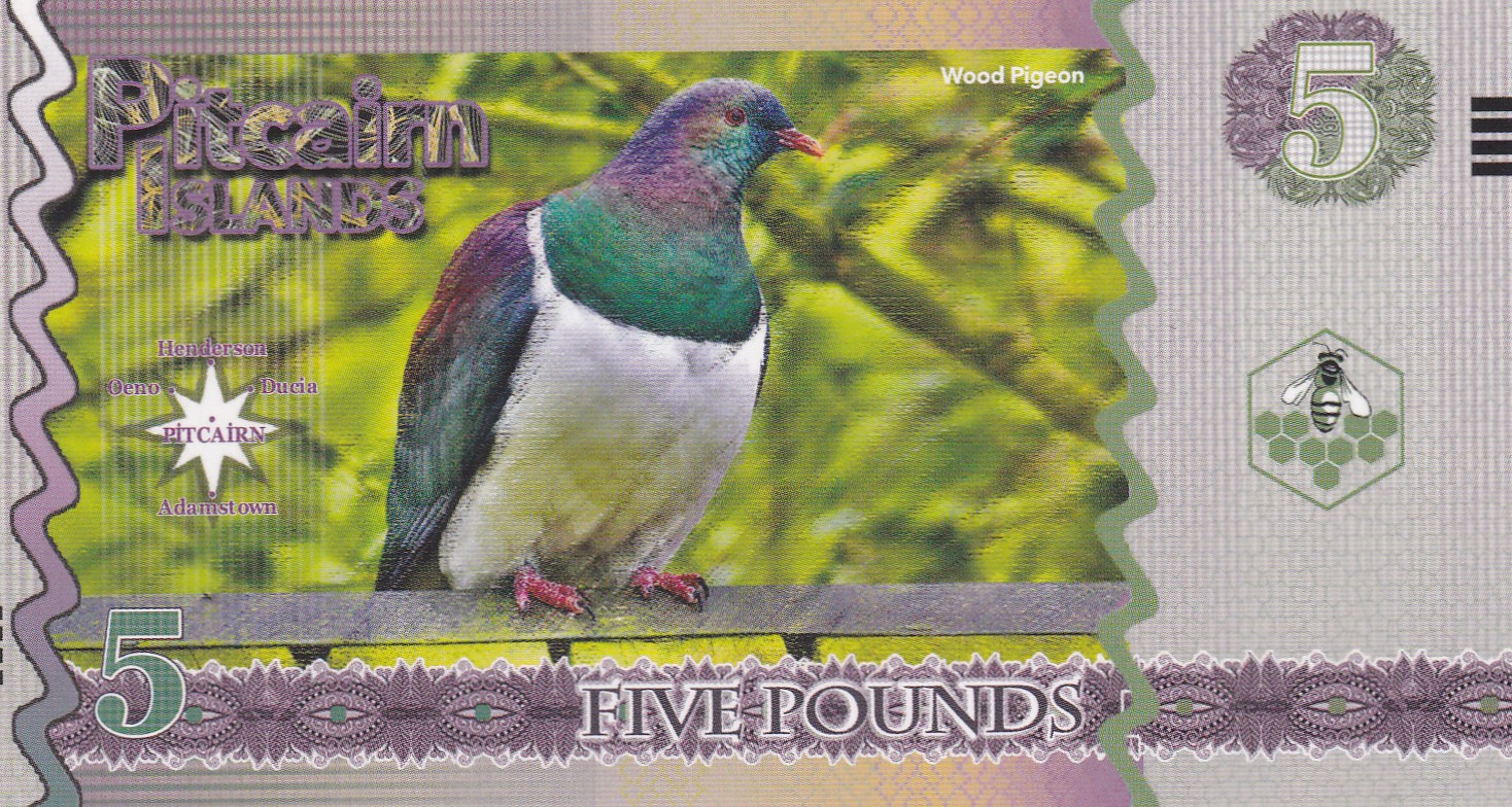 United Kingdom 5 Pounds - Elizabeth II Wood Pigeon Rare Fantasy Note #B2