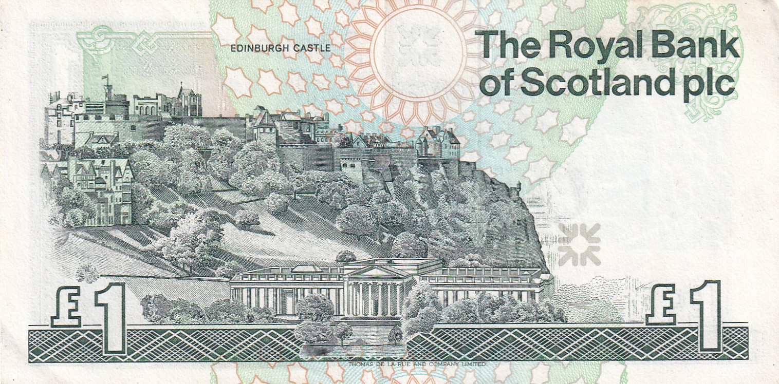 Scotland 1 Pound (Royal Bank of Scotland) Rare Note#B2 - Image 2