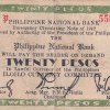 Philippines 20 Pesos 1942 Series Rare Note#B2