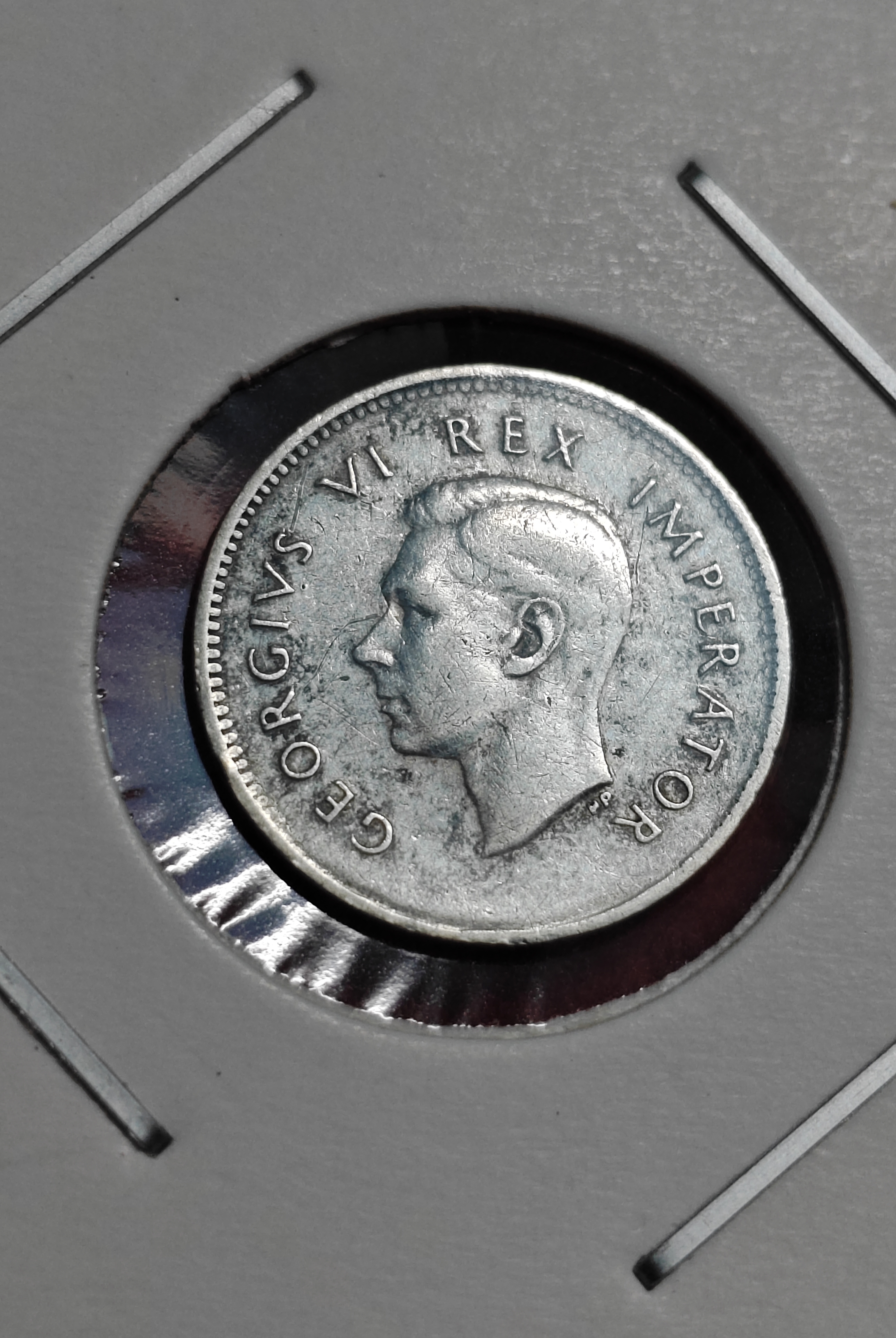 South Africa 3 Pence - George VI Rex 1941