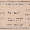 Philippines › Mountain Province 50 Centavos 1942 Old Issue Rare Note #B2 - Image 2