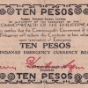 Philippines › Mindanao, 10 Pesos (1943) Old Issue Rare Note #B2