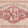 Philippines › Iloilo, 10 Pesos (1942) Old Issue Rare Note #B2 - Image 2
