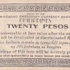 Philippines Mindanao, 20 Pesos (1944) Old Issue Rare Note #B2 - Image 2