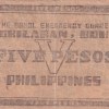 Philippines Bohol, 5 Pesos (1942) Old Issue Rare Note #B2 - Image 2