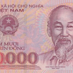 Vietnam 50 000 Đồng Rare UNC Polymer Note #B2