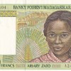 Madagascar 500 Francs Rare UNC Note #B2