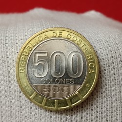 500 Costa Rican Colones bimetallic Commemorative coin Republic of Costa Rica