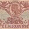 Denmark 10 Kroner Heilmann type III Rare Note #B2 - Image 2