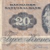 Denmark 20 Kroner Rare Note #B2