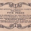 Philippines › Mindanao, 5 Pesos (1944) old Issue Rare Note #B2 - Image 2