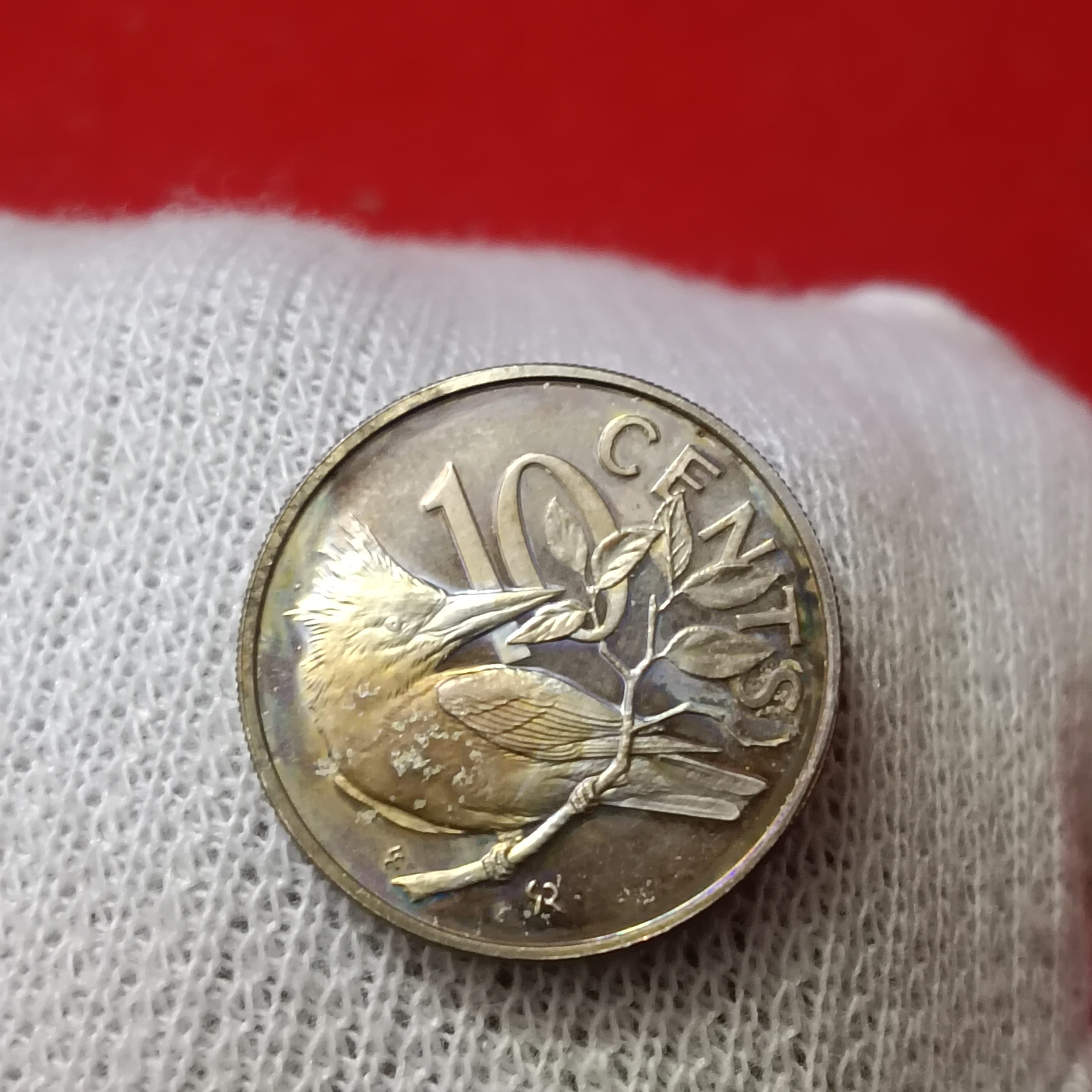 Elizabeth The Second Islands 10 Cents 1974 Proof Coin