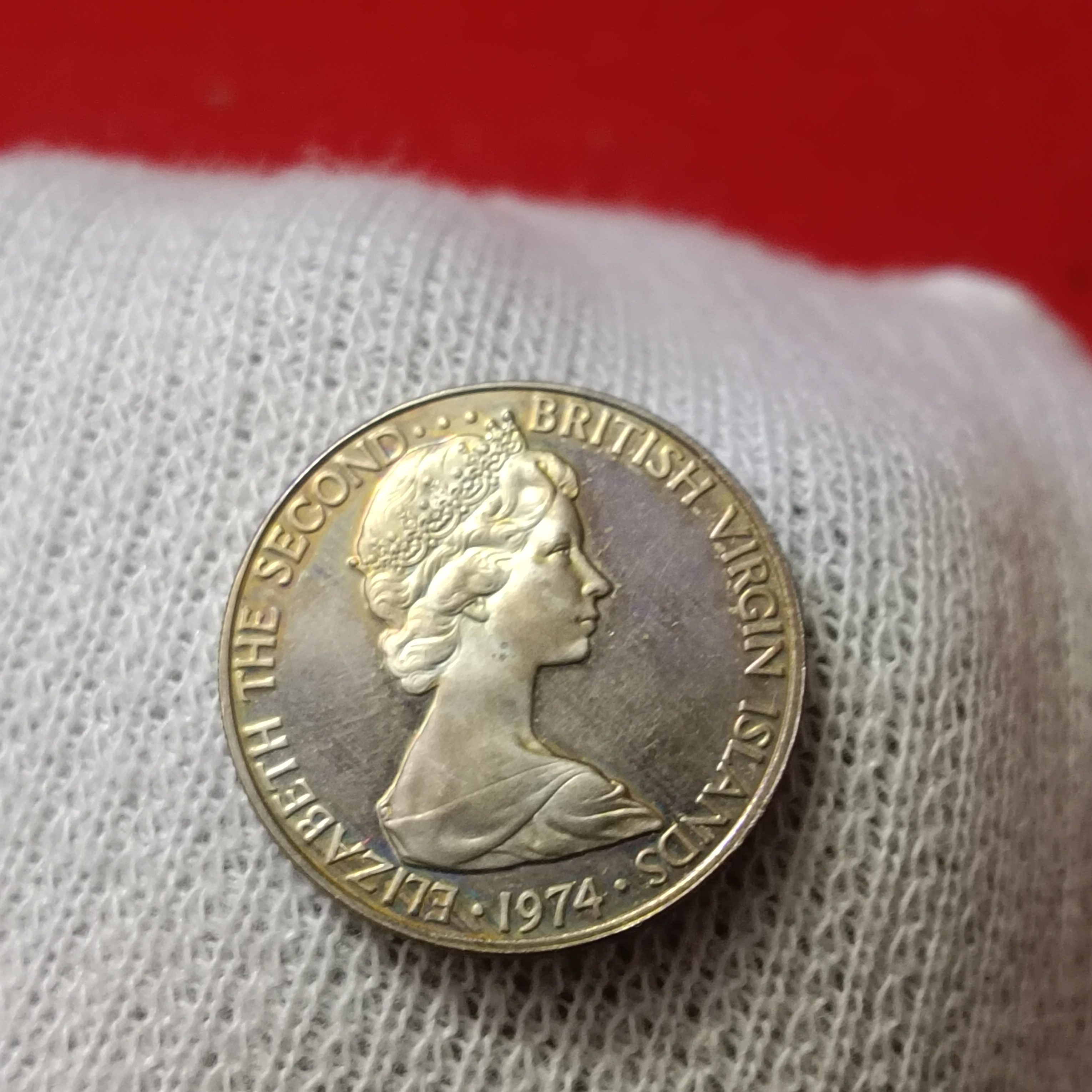 Elizabeth The Second Islands 10 Cents 1974 Proof Coin