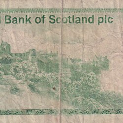 Alternative view of Scotland 1 Pound (Royal Bank of Scotland) Rare Note #B2