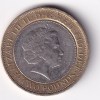 United Kingdom 2 Pounds 2014 - Elizabeth II 4th portrait; World War I Commemorative issue Rare Bimetallic Coin #E-377 - Image 2