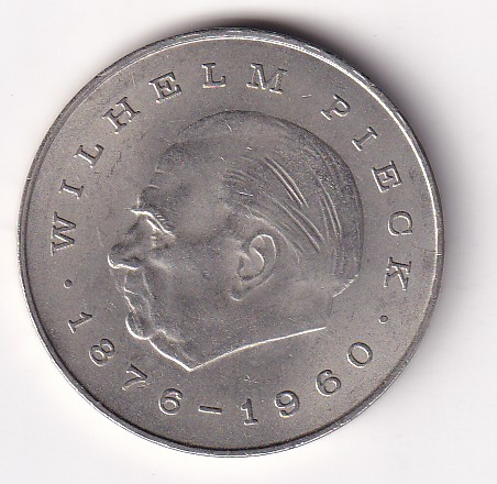 Germany 20 Mark Wilhelm Pieck 1960 Commemorative Coin #E-371