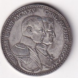 Germany 3 Mark 1915 - William Ernest Grand Duchy Commemorative Fantasy Token #E-399