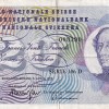 Switzerland 20 Francs (1976) - 5th series Rare Note #B2