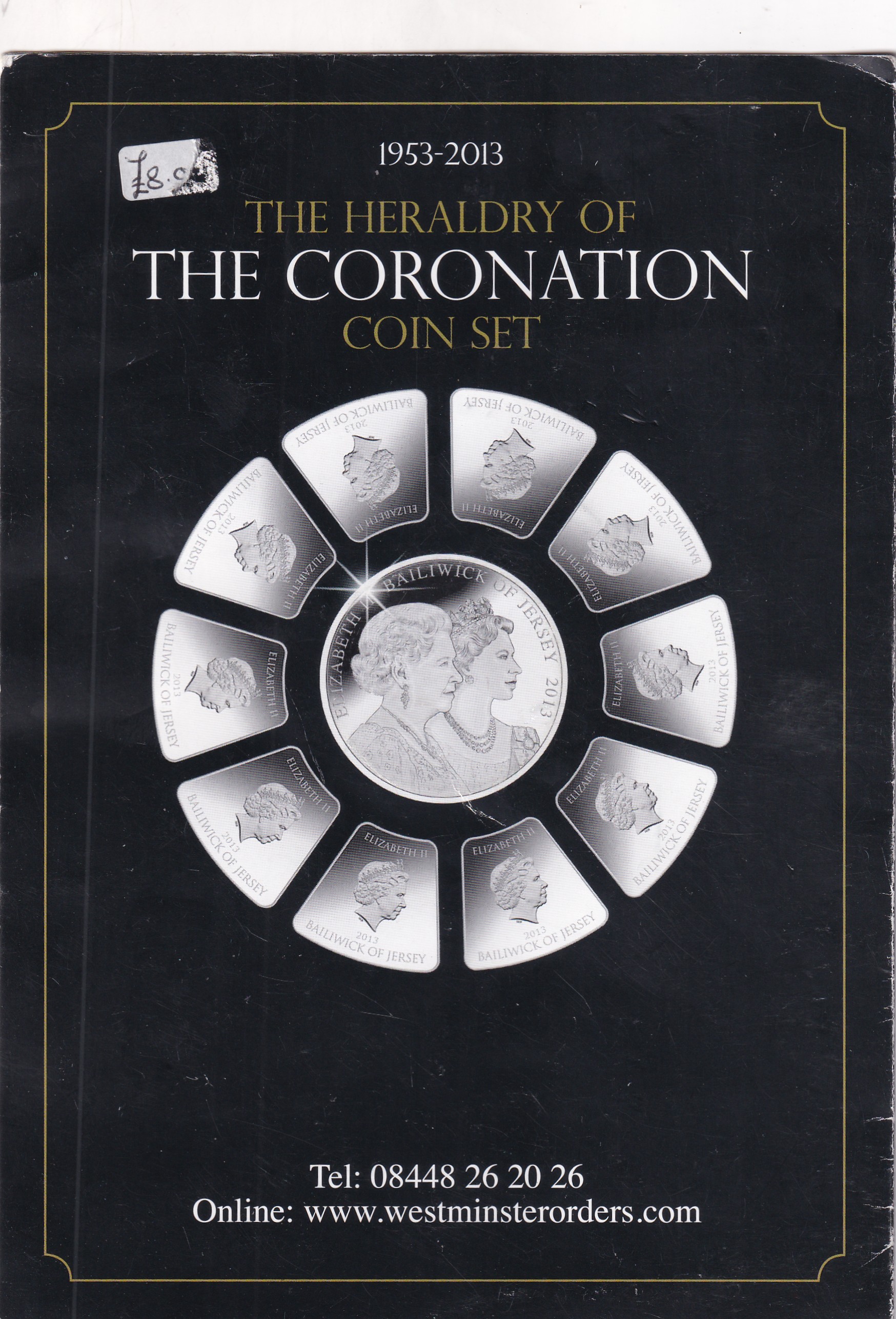 The Heraldry Of The Coronation (1953-2013) 5 Pound Bimetallic Coin Set