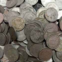 Republic India Denominaton 1 ₹ Metal copper nickel 100 piece given Same and similar piece available