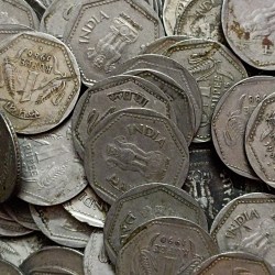 Alternative view of Republic India Denominaton 1 ₹ Metal copper nickel 100 piece given Same and similar piece available