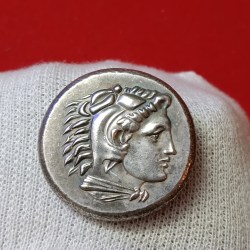 Alternative view of Ancient GreeK Coin Akragas Eagle 460 BC - 446 BC Tetradrachm