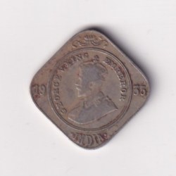 2 Anna 1935 George V Bombay Mint Rare Coin #K-20