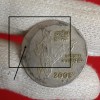 Two Rs Copper Nickel Shifted Error Coin 2003 Year Hyderabad Mint RBI Mistake Coin - Image 2