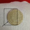 Five Rs Brass Shifted Error Coin 2016 Year Hyderabad Mint RBI Mistake Coin - Image 2