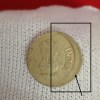Five Rs Brass Shifted Error Coin 2016 Year Hyderabad Mint RBI Mistake Coin - Image 3