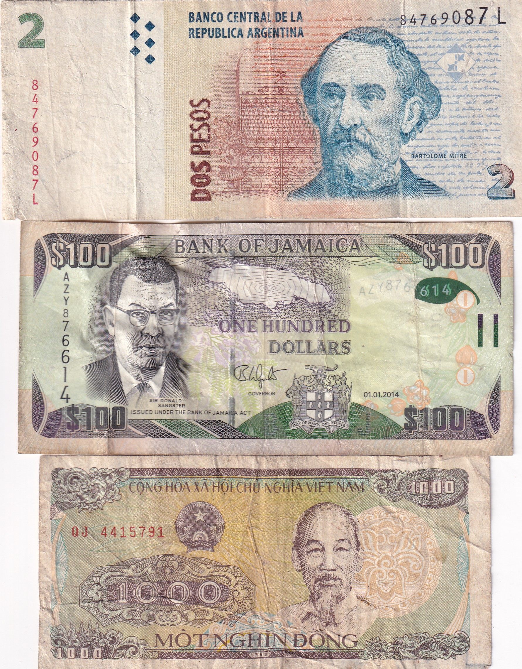 Different World Note Low Condition As Per Image (10 Pcs) Lott#*139