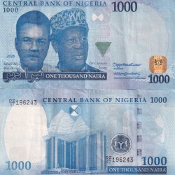 Nigeria 1000 Naira Rare Note #Q
