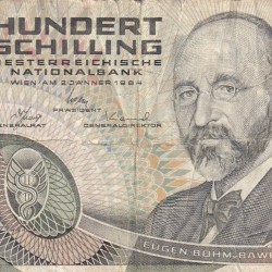 Austria 100 Schilling Rare Note (Condition As Per Image ) #B2