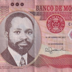 Mozambique 100 Meticais Rare Polymer﻿ Note #B2