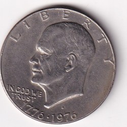 United States 1 Dollar "Eisenhower Dollar" 1976 Rare Coin #K-27