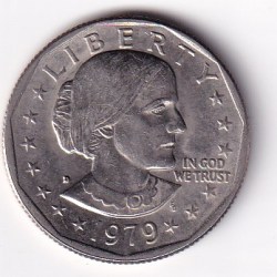 United States 1 Dollar 1979 "Susan B. Anthony Dollar" Rare Coin #K-50