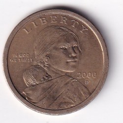 United States 1 Dollar 2000 "Sacagawea Dollar" Rare Coin #K-51