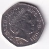United Kingdom 50 Pence 2011 - Elizabeth II ; Cycling Commemorative issue Rare Coin #K-43 - Image 2