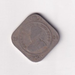 British- India 2 Annas 1924 George V Rare (Bombay Mint) Coin #K-37