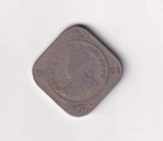 British- India 2 Annas 1924 George V Rare (Bombay Mint) Coin #K-37