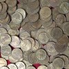 One Paisa Nickel Brass Coins 100 Pcs Given 1964 Year Mix Mints Top Condition Republic of India - Image 2